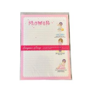 Vintage Sunflower Fancy Elegance Beige Letter Set Y2K Korean Stationary Kawaii